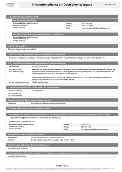 Informationsdienst der Deutschen eVergabe