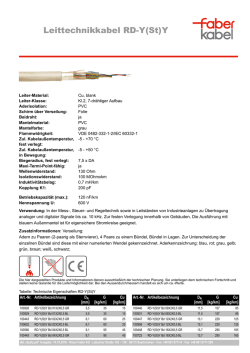 Leittechnikkabel RD-Y(St)Y