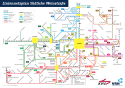 Liniennetzplan Südliche Weinstraße