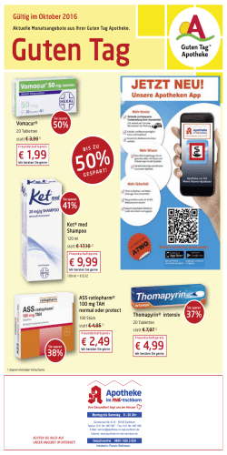 Thomapyrin® intensiv 20 Tabletten AVP 7.97€ 4,99