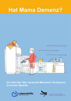 Hat Mama Demenz?