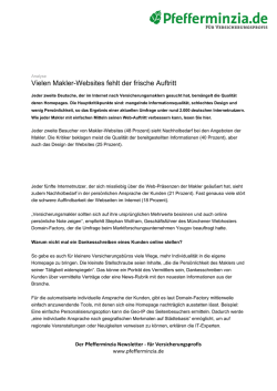 Vielen Makler-Websites fehlt der frische Auftritt