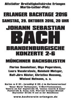 Bachtage Brandenburgisch.FH11 - Bach