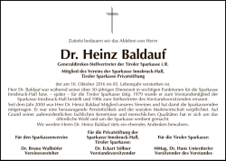 Dr. Heinz Baldauf