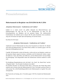 Pressedienst HUB 2016 - Bergheim