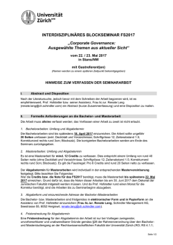 Infos Verfassen Seminarbeit