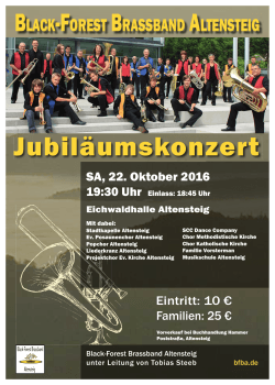 Jubiläumskonzert - JMS Altensteig eV