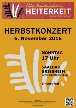 HERBSTKONZERT