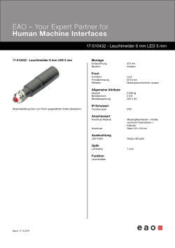 17-510432 - Leuchtmelder 8 mm LED 5 mm