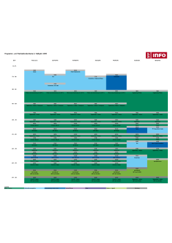 Programm- und Werbeblockschema 2. Halbjahr 2016
