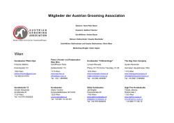 Mitglieder der Austrian Grooming Association