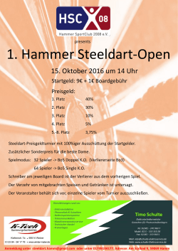 1. Hammer Steeldart-Open