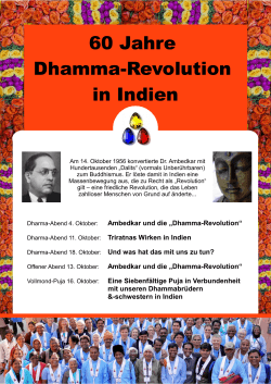 60 Jahre Dhamma-Revolution in Indien
