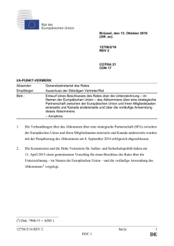 12756/2/16 REV 2 har/jc 1 DGC 1 1. Die Verhandlungen über das
