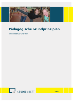 Pädagogische Grundprinzipien