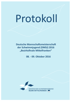 Protokoll DMSJ Bezirk Mittelfranken 2016