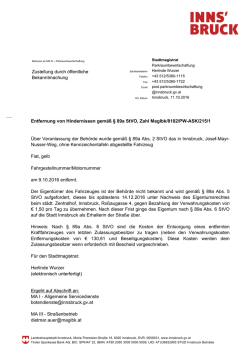 Entfernung von Hindernissen, Josef-Mayr-Nusser