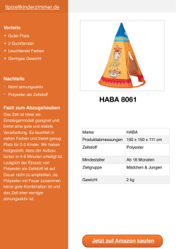 HABA - Tipi Zelt Kinderzimmer