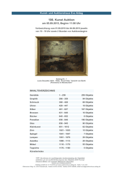 Katalog downloaden - Kunst- und Auktionshaus Eva Aldag