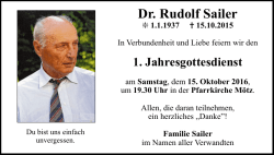 Dr. Rudolf Sailer