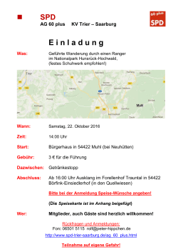 E inladung - SPD Kreisverband Trier