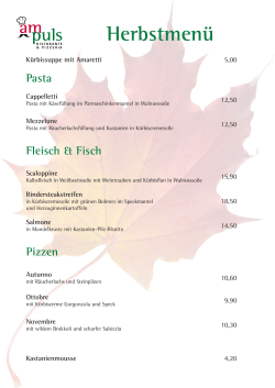 Herbstmen&uuml; - Home