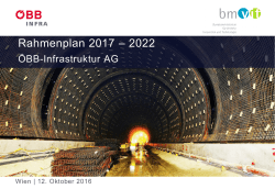 Präsentation zum Rahmenplan 2017-2022