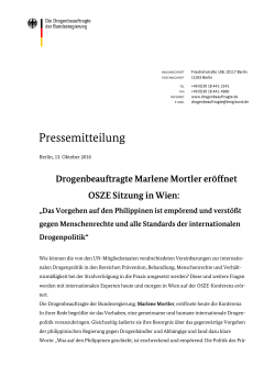 PDF der Pressemitteilung - Die Drogenbeauftragte der