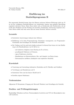 Information - ZeSOB - Universit&auml;t Bremen