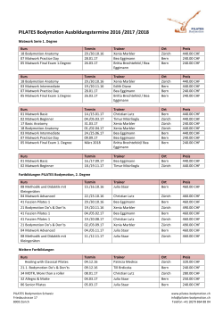 Übersicht Ausbildungstermine 2016/ 2017 als PDF