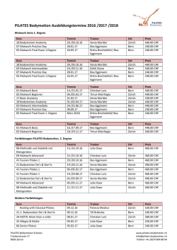 Übersicht Ausbildungstermine 2016/ 2017 als PDF