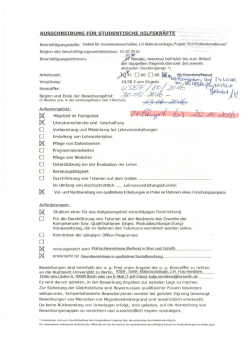 Institut f&uuml;r Sozialwissenschaften, 41h/Monat, 24 Monate Laufzeit