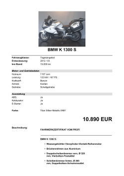 Detailansicht BMW K 1300 S