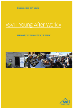 Einladung After Work SVIT Young 26. Oktober 2016.indd