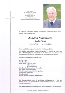Page 1 Eine Stimme, die uns vertraut war, schweig Ein Menſch, der