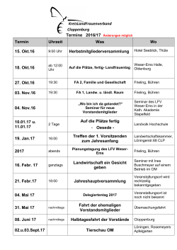 ahresprogramm-2016-17 - KreisLandFrauenVerband Cloppenburg