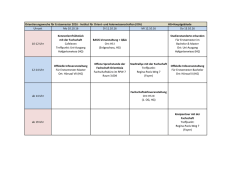Orientierungswoche für Erstsemester 2016 - Institut für Orient
