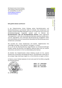 als `pdf` - DIE Polytechnische Schule Himberg