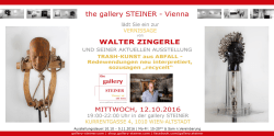 Page 1 * * E- e the gallery STEINER - Vienna - - - - -