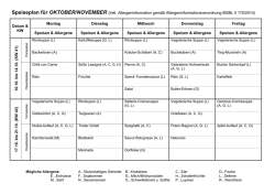 Speiseplan