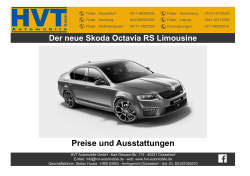 Octavia RS Limousine - HVT Automobile GmbH