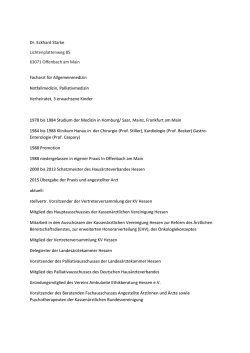 Dr. Eckhard Starke - Haus&auml;rzteverband Hessen eV