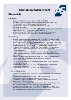 Immobiliarsachenrecht - rep