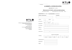 anmeldebogen - HTL1 Bau und Design Linz