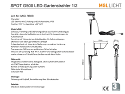 SPOT G500 LED-Gartenstrahler 1/2 - MGL