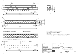 contact layout Fem. Connector D 32 Solder