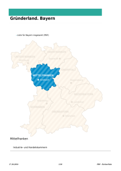 PDF - Partnerliste: Gründerland.Bayern