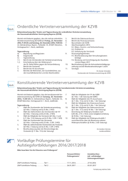 Vorläufige Prüfungstermine für Aufstiegsfortbildungen 2016/2017