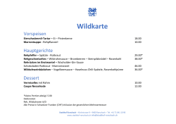 Wildkarte - Stadthof Rorschach