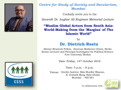 Dr. Dietrich Reetz